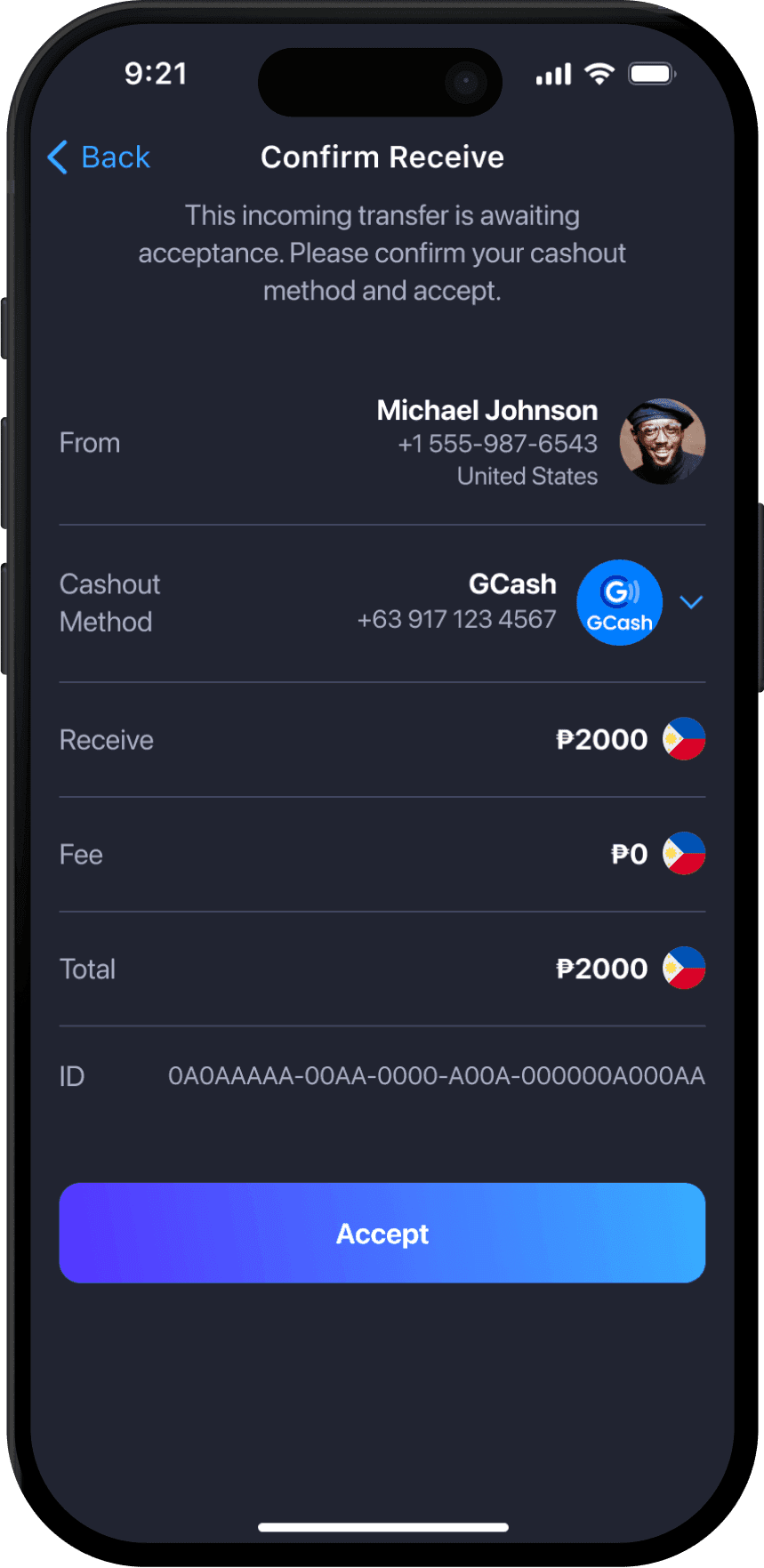 Telcoin Wallet Receive